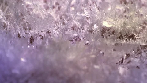 Ice crystals Stock Footage 189756531