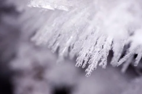 Ice crystals Stock Photos