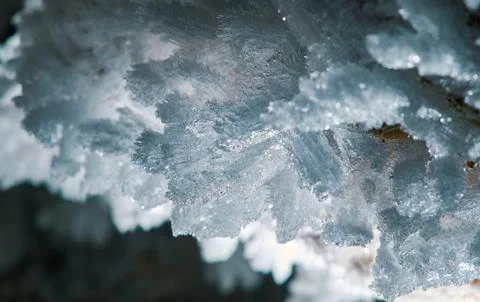 Ice crystals Foto stock