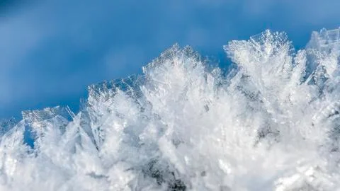 Ice crystals Stock Photos