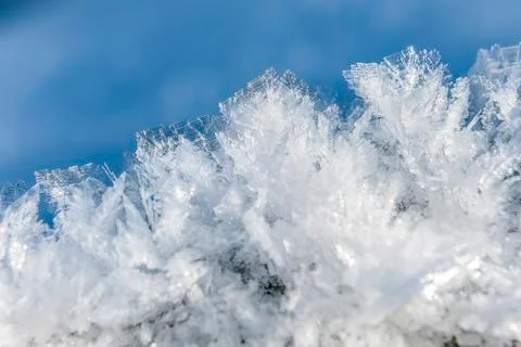 Ice crystals Stock Photos