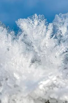 Ice crystals Stock Photos