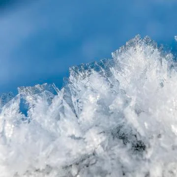 Ice crystals Stock Photos