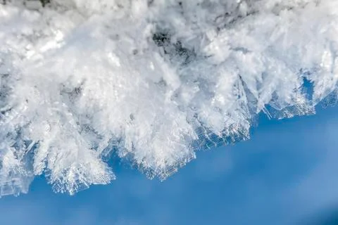 Ice crystals Foto stock