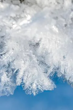 Ice crystals Foto stock