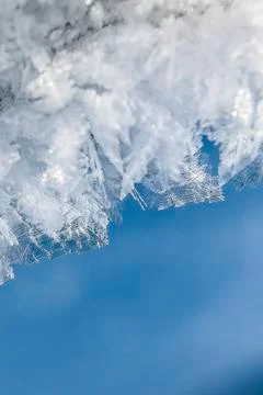 Ice crystals Stock Photos