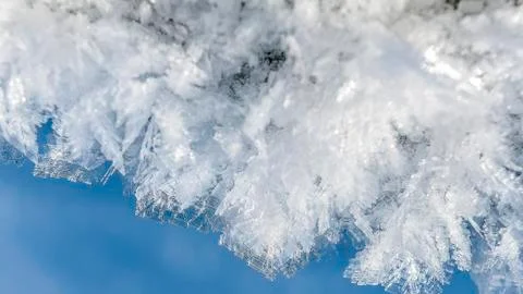 Ice crystals Stock Photos