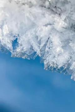 Ice crystals Stock Photos