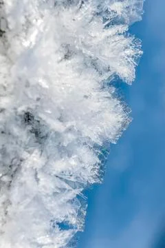 Ice crystals Stock Photos
