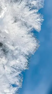 Ice crystals Stock Photos