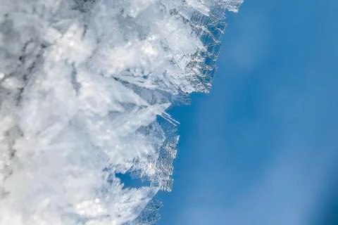 Ice crystals Stock Photos
