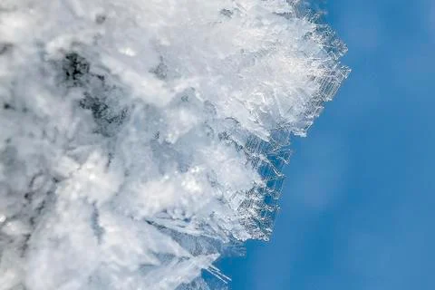 Ice crystals Stock Photos