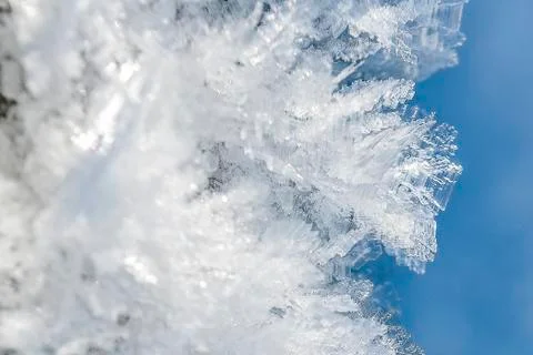 Ice crystals Stock Photos