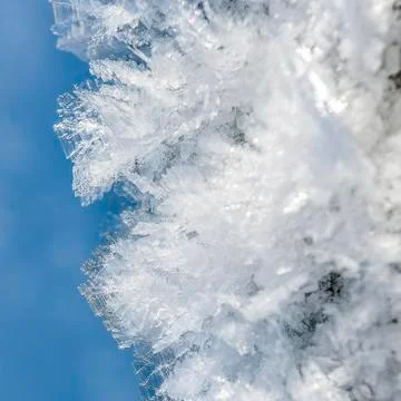 Ice crystals Foto stock