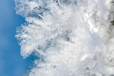 Ice crystals Stock Photos