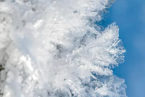 Ice crystals Stock Photos