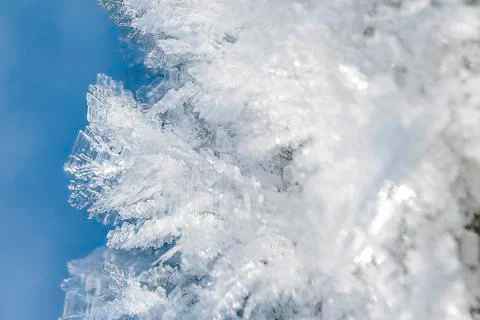 Ice crystals Stock Photos