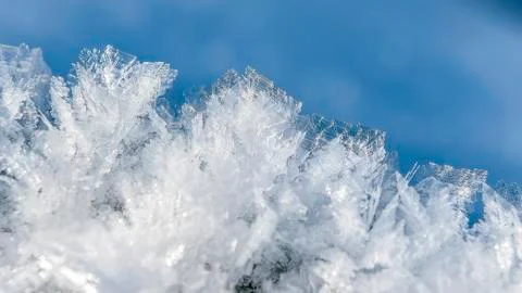 Ice crystals Stock Photos