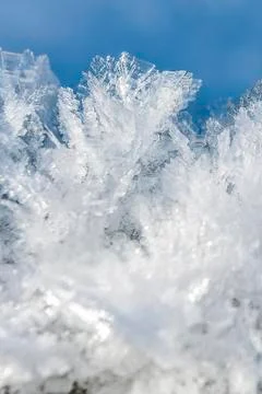 Ice crystals Foto stock
