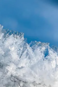 Ice crystals Stock Photos