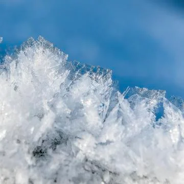 Ice crystals Stock Photos