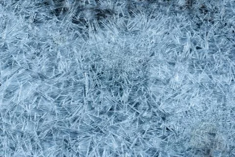 Ice crystals as texture Stock Photos