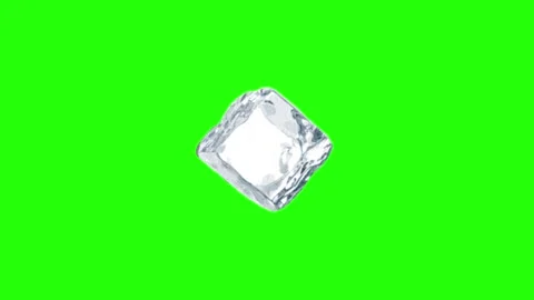 Ice Cube Animation Chroma Key Видео 337593326