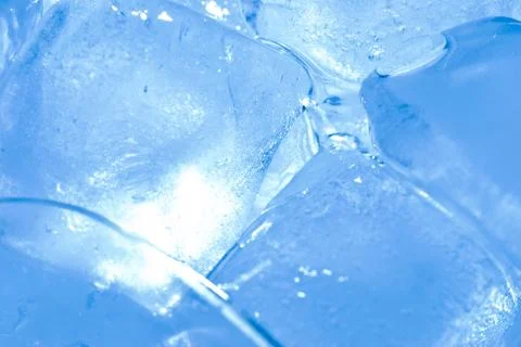 Ice cube with back light 스톡 사진