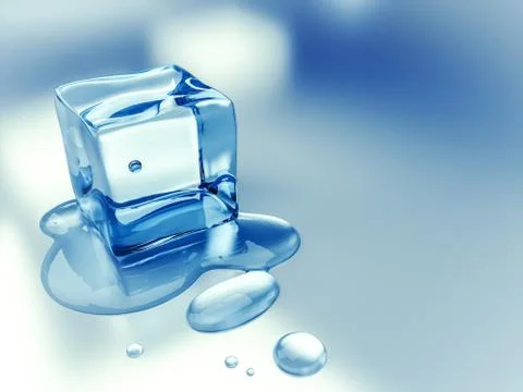 Ice cube background Illustrazione stock