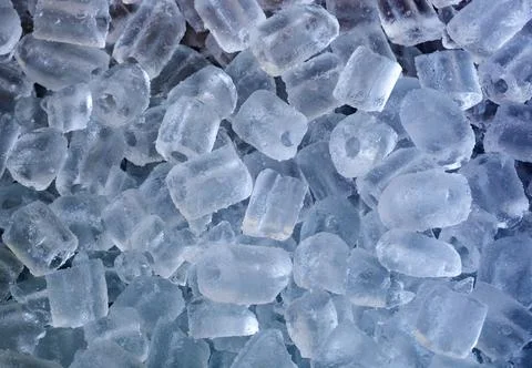 Ice cube cold pattern Foto stock