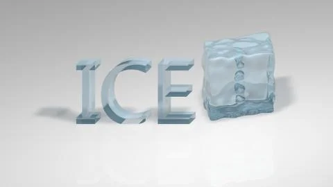 Ice cube Stock Illustration