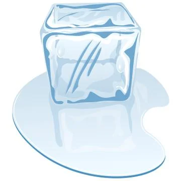 Ice cube Stock Illustration