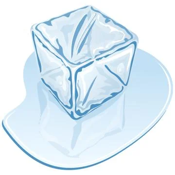Ice cube Stock Illustration