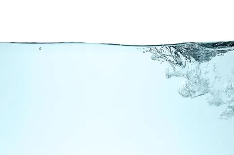 Ice cube in  liquid Stock Photos