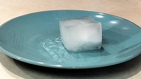 Ice cube meltin Stock Footage 310916029