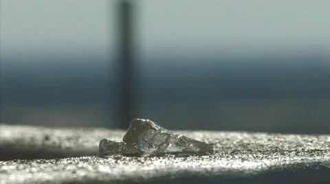 Ice Cube Melting Video stock 312890