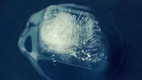 Ice Cube Melting Stock Footage 309979852