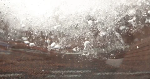 An ice cube melting. Marco video Stock Footage 314795142