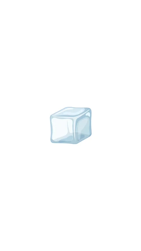 Ice Cube Shattering in Dynamic Animation Stock Footage 312370018