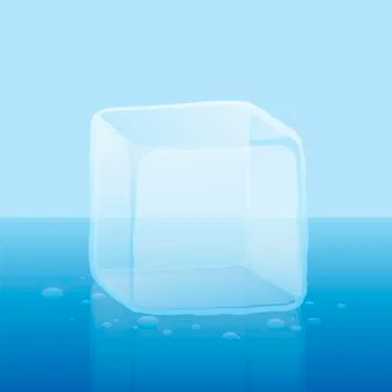 Ice Cube Single Stock Illustration