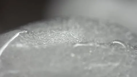 Ice cube texture melting in time lapse, macro view. Eco-friendly 動画素材 144052761