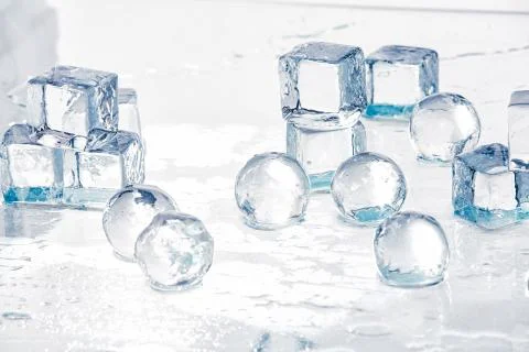 Ice cubes and balls Фото