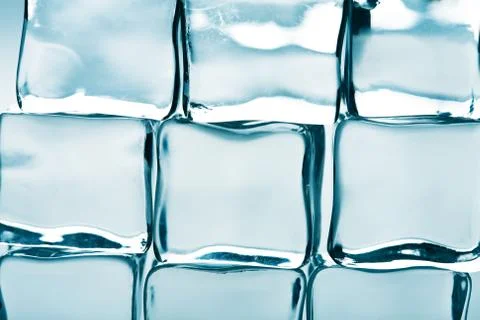 Ice cubes background 스톡 사진