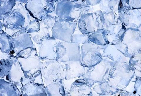 Ice cubes background Stock Photos