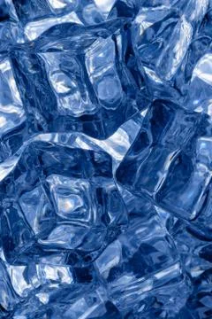 Ice cubes background Stock Photos