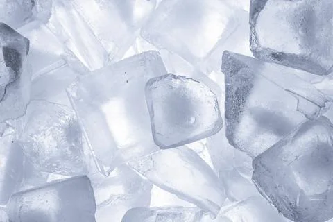Ice cubes background texture. Background with ice cubespattern. Stock Photos