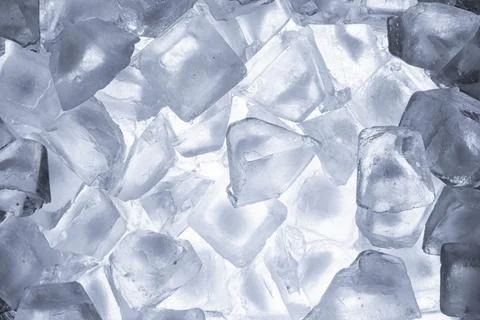 Ice cubes background texture. Background with ice cubespattern. Foto stock