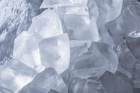 Ice cubes background texture. Background with ice cubespattern. Stock Photos