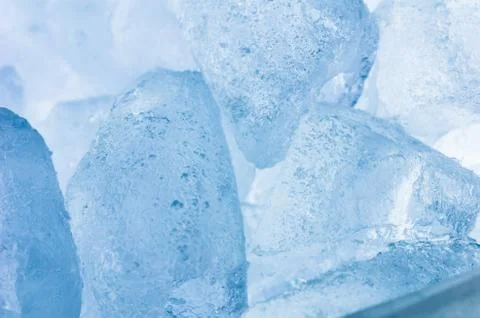 Ice cubes close up Foto stock