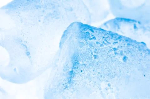Ice cubes close up Stock Photos